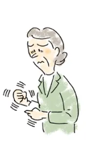 ・手足がふるえる