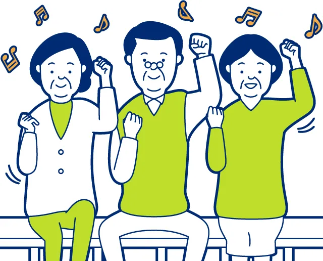 音楽と運動の組み合わせが、リハビリテーションに効果を発揮することがあります。