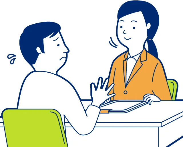 医療補助の申請など、退院時の不安を解消し課題解決へ繋ぐスペシャリストです。