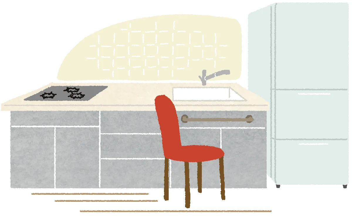 キッチンまわりを整理する