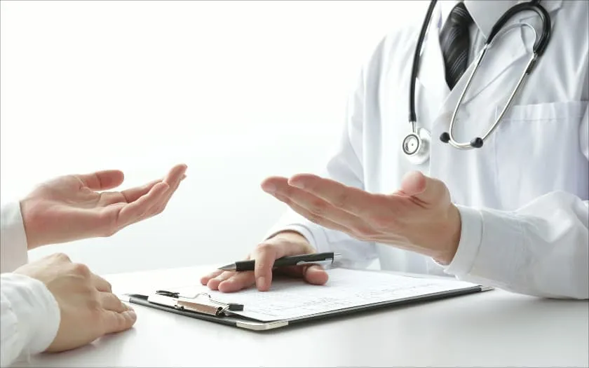 食事やお口のトラブルも主治医に相談する