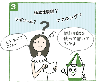 有効成分をよりよい「お薬」に ? 製剤技術