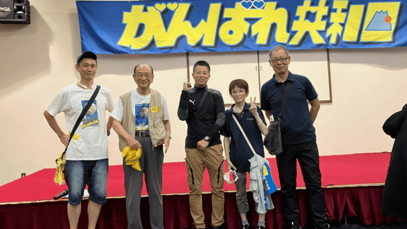 キャンプ運営スタッフとボランティアに参加した当社社員