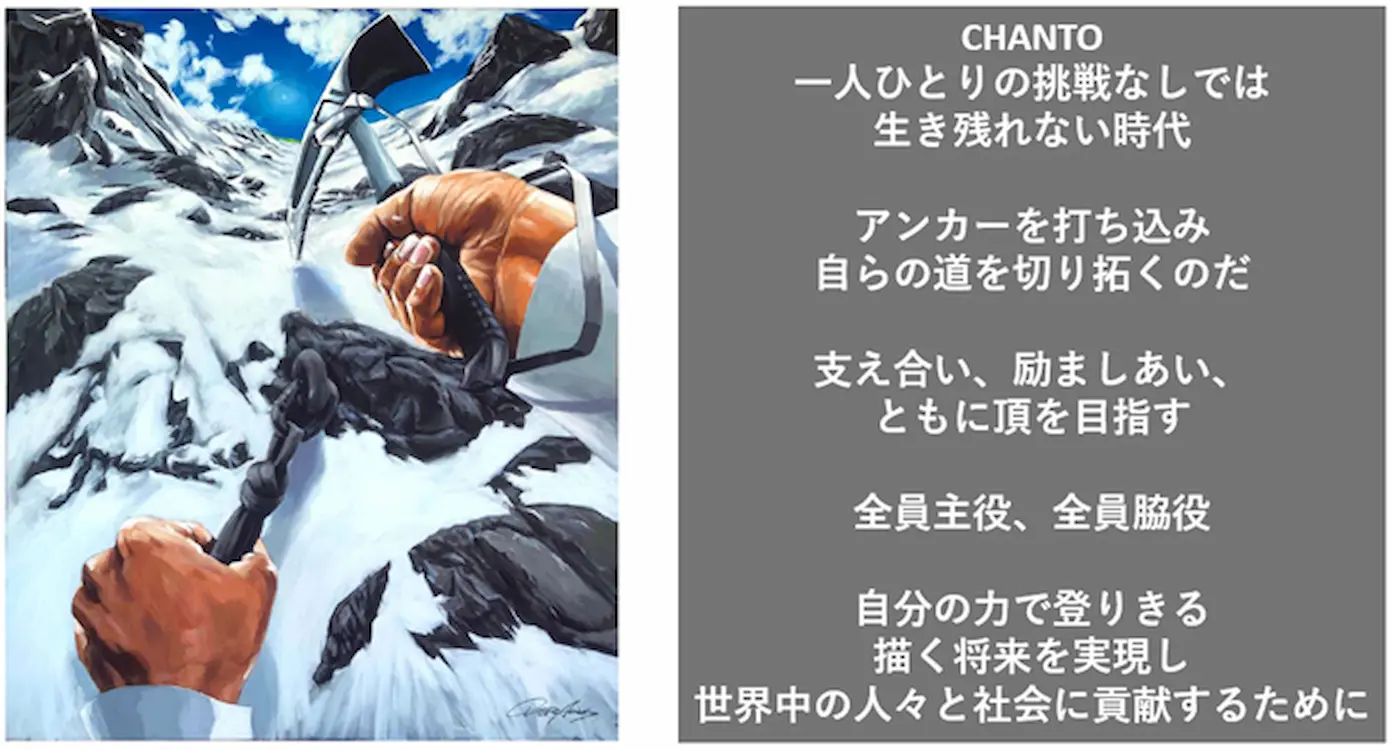 CHANTOキービジュアルとキーメッセージ